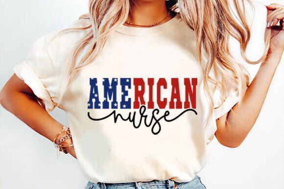 All American Nurse SVG, 4th of July SVG