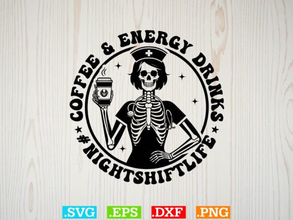 Coffee Energy Drinks Gift Night Shift