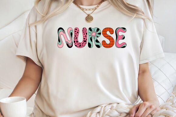 Colorful Checkered Nurse PNG