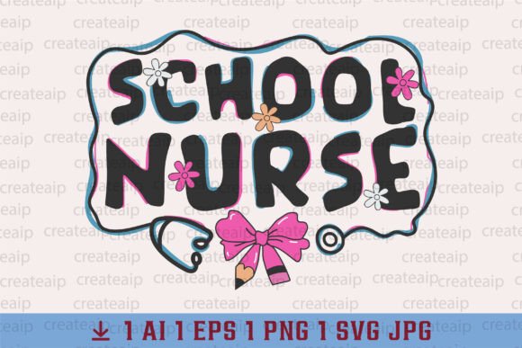 Cute School Nurse Design