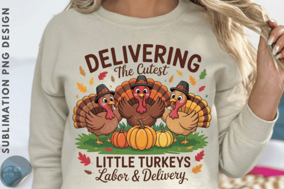 Cute Turkey Labor and Delivery PNG