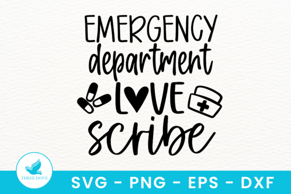 Emergency Department Love Scribe SVG