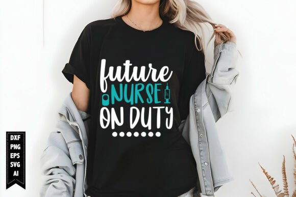 Future Nurse on Duty SVG