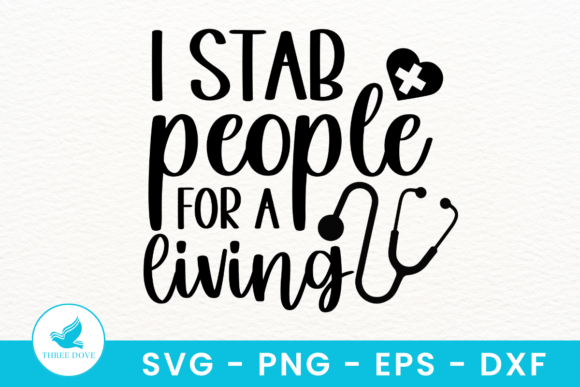I Stab People for a Living SVG