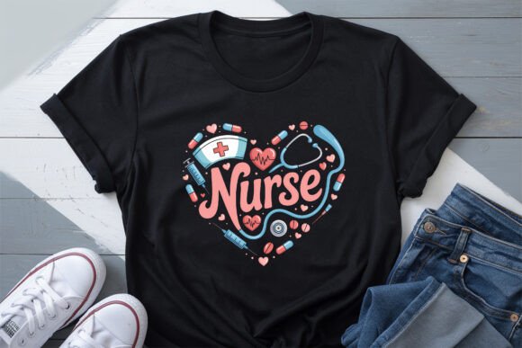 Love Cute Nurse Shirt PNG