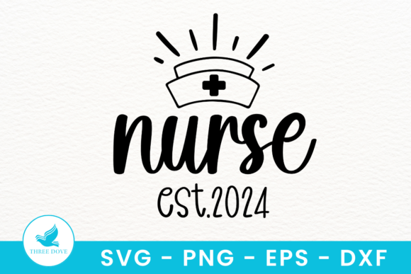 Nurse Est.2024 SVG