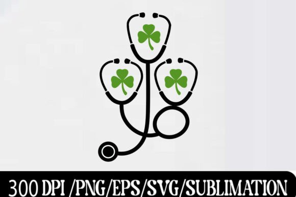 Nurse Stethoscope St. Patrick’s Day SVG