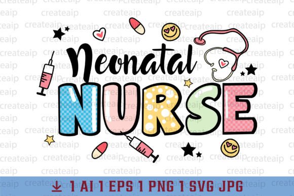 Nursing Icons Doodle Neonatal Nurse NICU