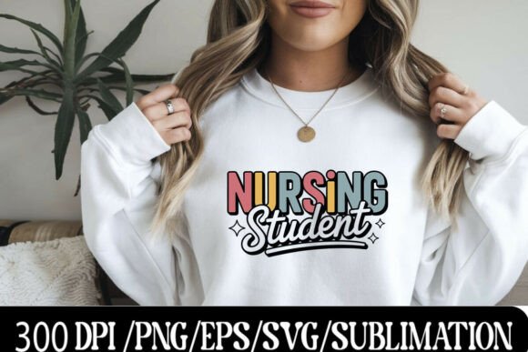 Nursing Student SVG PNG Design Download