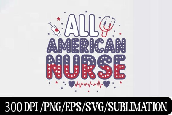 Patriotic Nurse PNG