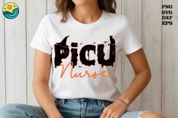 PICU Nurse Halloween SVG