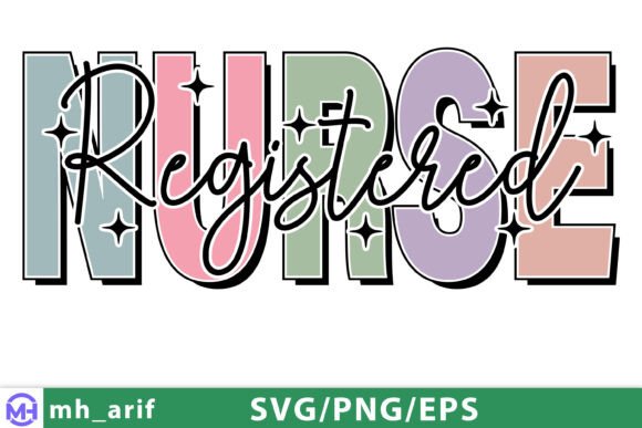RN Nurse PNG Gift, Registered Nurse SVG