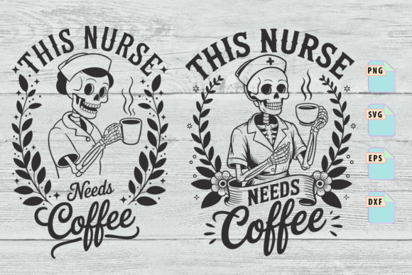 This Nurse Needs Coffee SVG Bundle